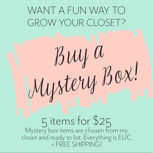Mystery Box! PRICE DROP!!! Clear the closet SALE!